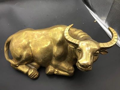 慈缘阁纯铜卧牛摆件 风水招财牛，运势如牛的秘密